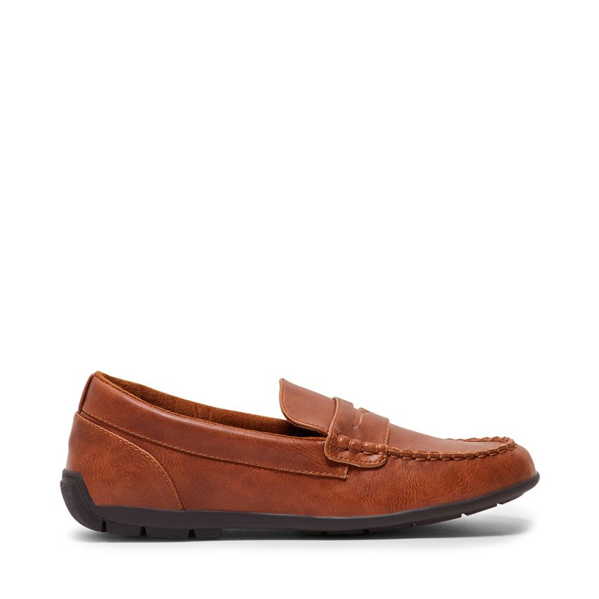 Loafers Steve Madden Bjared Natural Niños Marrones | ES MK902E